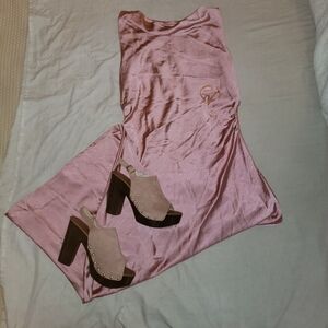 🆕️👗Joie Satin Cowl Neck Cocktail Party Maxi Dress, Sz XL